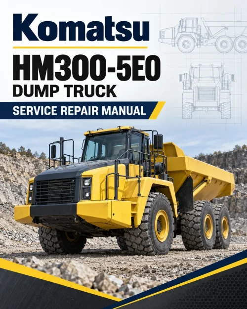 Komatsu HM300-5E0 Dump Truck Service Repair Manual