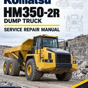 Komatsu HM350-2R Dump Truck Service Repair Manual