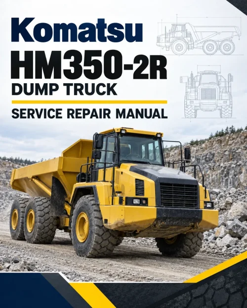 Komatsu HM350-2R Dump Truck Service Repair Manual