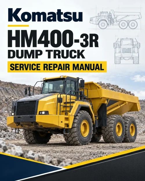Komatsu HM400-3R Dump Truck Service Repair Manual
