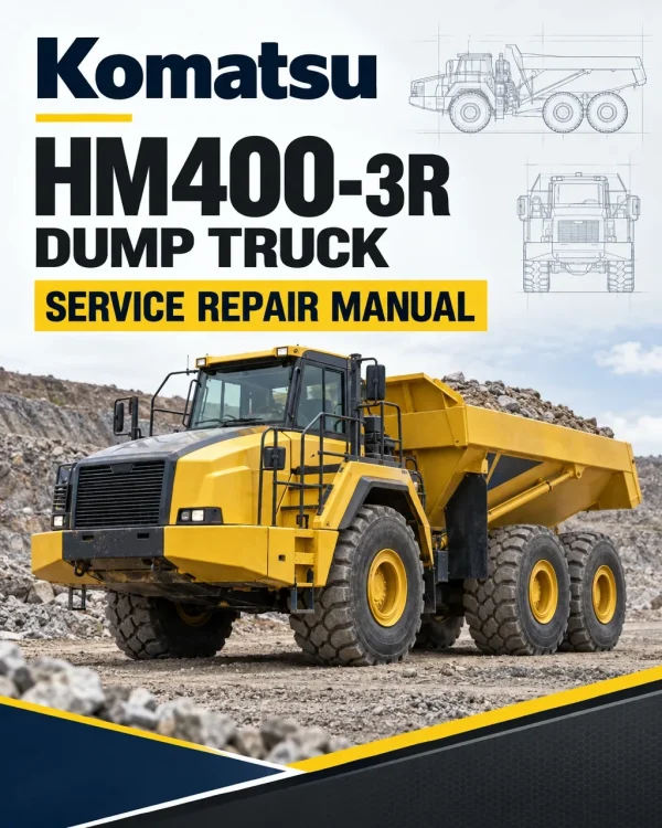 Komatsu HM400-3R Dump Truck Service Repair Manual