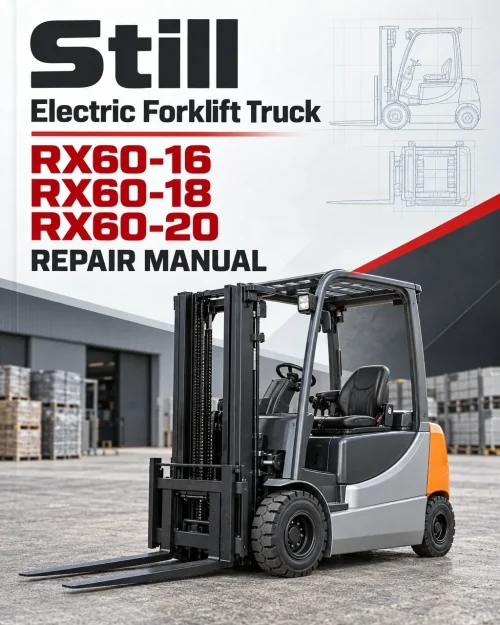 Still Electric Forklift Truck RX60: RX60-16, RX60-18, RX60-20 Repair Manual Still Electric Forklift Truck RX60: RX60-16, RX60-18, RX60-20 Repair Manual