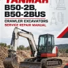 Yanmar B50-2B, B50-2BUS Crawler Excavators Service Repair Manual Yanmar B50-2B, B50-2BUS Crawler Excavators Service Repair Manual