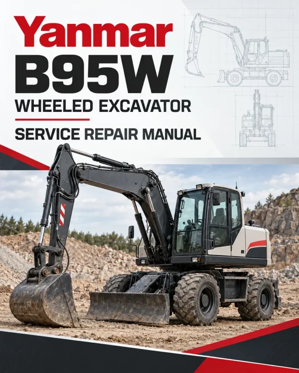 Yanmar B95W Wheeled Excavator Service Repair Manual Yanmar B95W Wheeled Excavator Service Repair Manual