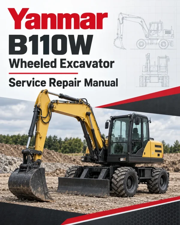 Yanmar B110W Wheeled Excavator Service Repair Manual Yanmar B110W Wheeled Excavator Service Repair Manual