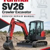 Yanmar SV26 Crawler Excavator Service Repair Manual Yanmar SV26 Crawler Excavator Service Repair Manual