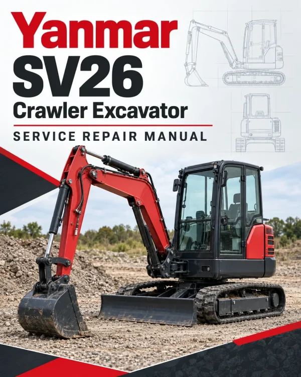 Yanmar SV26 Crawler Excavator Service Repair Manual Yanmar SV26 Crawler Excavator Service Repair Manual
