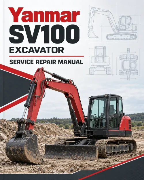 Yanmar SV100 Excavator Service Repair Manual
