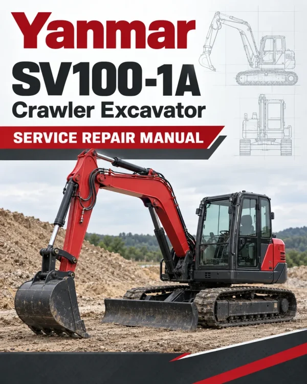 Yanmar SV100-1A Crawler Excavator Service Repair Manual Yanmar SV100-1A Crawler Excavator Service Repair Manual
