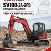 Yanmar SV100-2A-2PB Crawler Excavator Service Repair Manual Yanmar SV100-2A-2PB Crawler Excavator Service Repair Manual