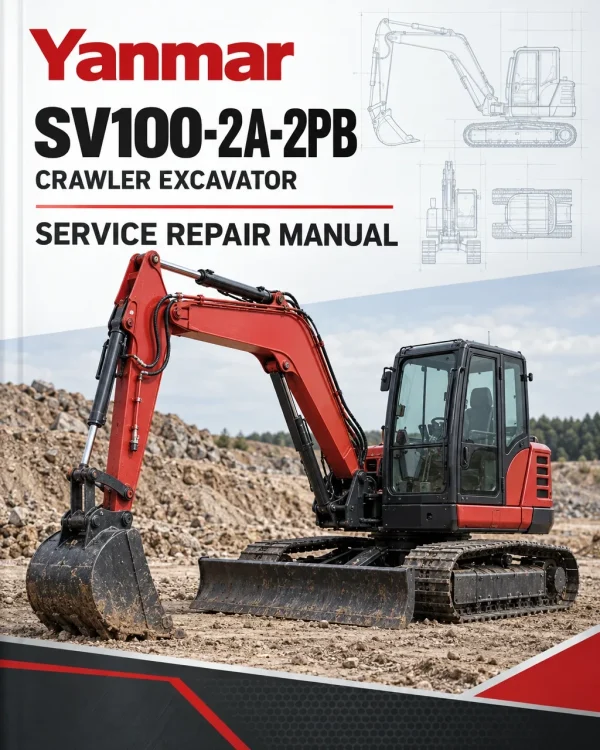 Yanmar SV100-2A-2PB Crawler Excavator Service Repair Manual Yanmar SV100-2A-2PB Crawler Excavator Service Repair Manual