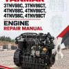 Yanmar 3TNV88C, 3TNV86CT, 4TNV88C, 4TNV86CT, 4TNV98C, 4TNV98CT Engine Repair Manual