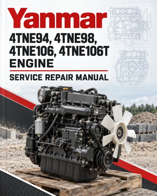 Yanmar 4TNE94, 4TNE98, 4TNE106, 4TNE106T Engine Service Repair Manual