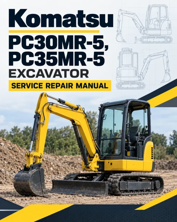 Komatsu PC30MR-5, PC35MR-5 Excavator Service Repair Manual Komatsu PC30MR-5, PC35MR-5 Excavator Service Repair Manual