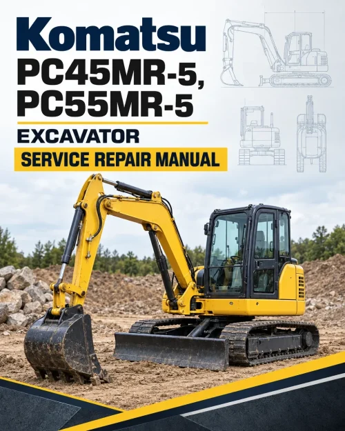 Komatsu PC45MR-5, PC55MR-5 Excavator Service Repair Manual Komatsu PC45MR-5, PC55MR-5 Excavator Service Repair Manual