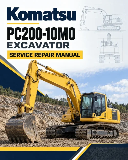 Komatsu PC200-10M0 Excavator Service Repair Manual