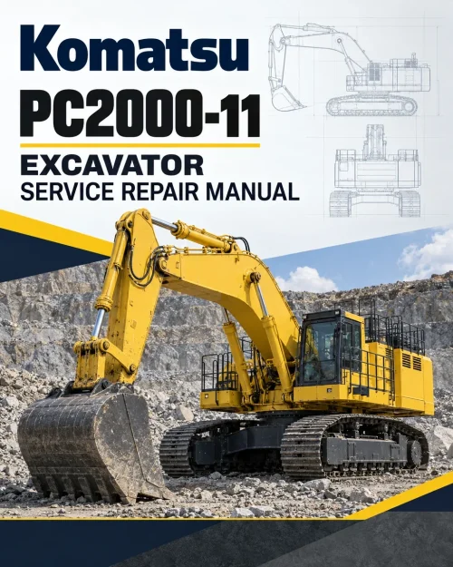 Komatsu PC2000-11 Excavator Service Repair Manual Komatsu PC2000-11 Excavator Service Repair Manual