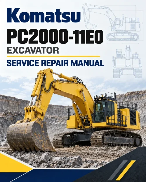 Komatsu PC2000-11E0 Excavator Service Repair Manual