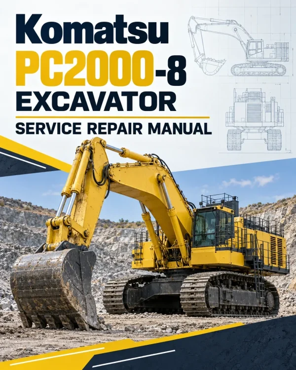 Komatsu PC2000-8 Excavator Service Repair Manual Komatsu PC2000-8 Excavator Service Repair Manual