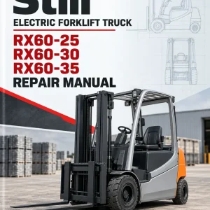 Still Electric Forklift Truck RX60: Model RX60-25, RX60-30, RX60-35 Repair Manual Still Electric Forklift Truck RX60: Model RX60-25, RX60-30, RX60-35 Repair Manual
