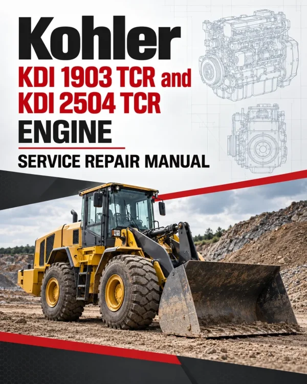 Kohler Diesel KDI 1903 TCR and KDI 2504 TCR Engine Service Repair Manual Kohler Diesel KDI 1903 TCR and KDI 2504 TCR Engine Service Repair Manual
