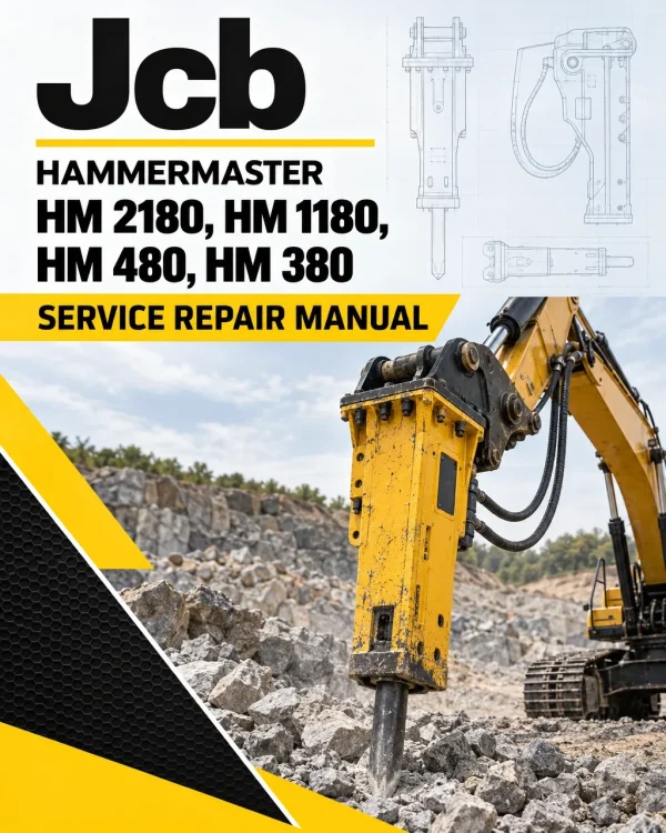JCB Hammermaster HM 2180, HM 1180, HM 480, HM 380 Service Repair Manual