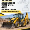 JCB 3DX Super, 3DX Xtra, 4DX Backhoe Loader Service Repair Manual JCB 3DX Super, 3DX Xtra, 4DX Backhoe Loader Service Repair Manual