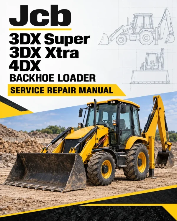 JCB 3DX Super, 3DX Xtra, 4DX Backhoe Loader Service Repair Manual JCB 3DX Super, 3DX Xtra, 4DX Backhoe Loader Service Repair Manual