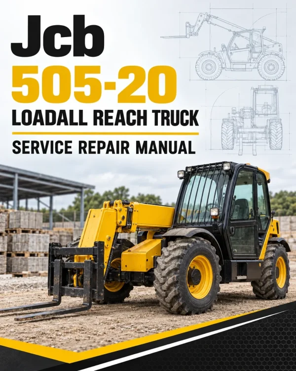JCB 505-20 Loadall Reach Truck Service Repair Manual JCB 505-20 Loadall Reach Truck Service Repair Manual