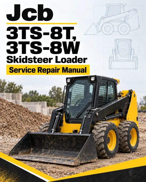 JCB 3TS-8T, 3TS-8W Skidsteer Loader Service Repair Manual JCB 3TS-8T, 3TS-8W Skidsteer Loader Service Repair Manual