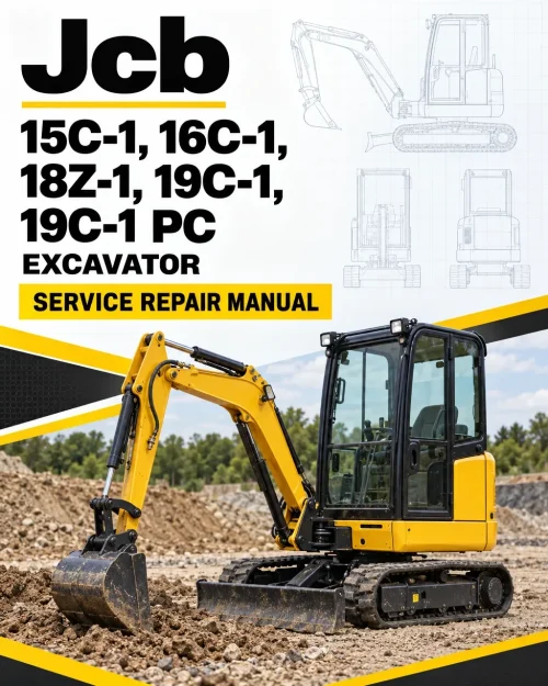 JCB 15C-1, 16C-1, 18Z-1, 19C-1, 19C-1 PC Excavator Service Repair Manual JCB 15C-1, 16C-1, 18Z-1, 19C-1, 19C-1 PC Excavator Service Repair Manual