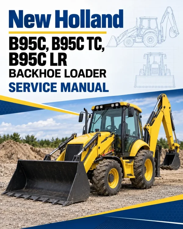 New Holland B95C, B95C TC, B95C LR Backhoe Loader Service Manual