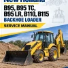 New Holland B95, B95 TC, B95 LR, B110, B115 Backhoe Loader Service Manual