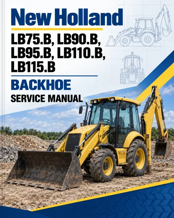 New Holland LB75.B, LB90.B, LB95.B, LB110.B, LB115.B Backhoe Service Manual