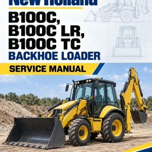 New Holland B100C, B100C LR, B100C TC Backhoe Loader Service Manual