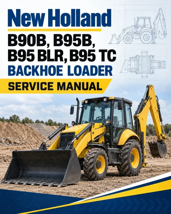 New Holland B90B, B95B, B95 BLR, B95 TC Backhoe Loader Service Manual New Holland B90B, B95B, B95 BLR, B95 TC Backhoe Loader Service Manual