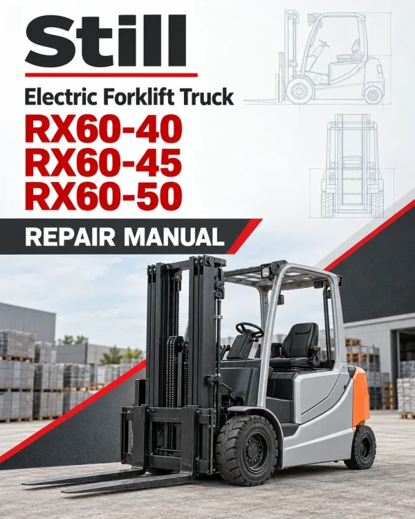 Still Electric Forklift Truck RX60: Model RX60-40, RX60-45, RX60-50 Repair Manual
