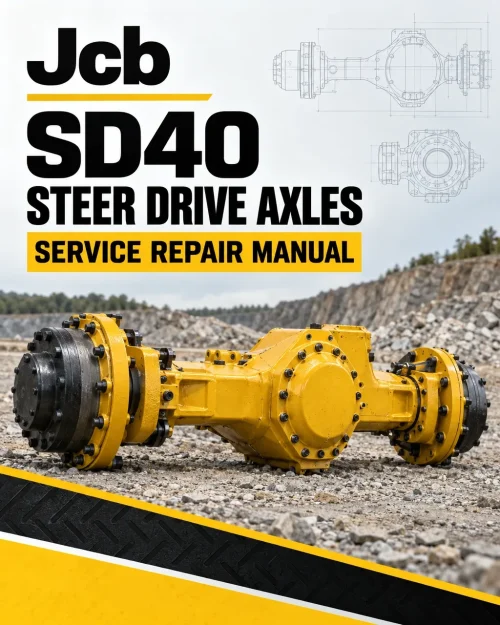 JCB SD40 Steer Drive Axles Service Repair Manual JCB SD40 Steer Drive Axles Service Repair Manual