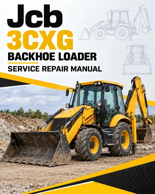 JCB 3CXG Backhoe Loader Service Repair Manual