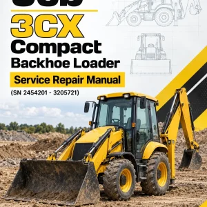 JCB 3CX Compact Backhoe Loader Service Repair Manual (SN 2454201 - 3205721)
