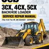 JCB 3CX, 4CX, 5CX Backhoe Loader Service Repair Manual (Tier 4i & Tier 4F, SN 2254521 - 2274521)