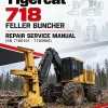Tigercat 718 Feller Buncher Repair Service Manual (SN 7180101 - 7180900) Tigercat 718 Feller Buncher Repair Service Manual (SN 7180101 - 7180900)