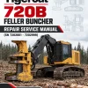 Tigercat 720B Feller Buncher Repair Service Manual (SN 7202001 - 7202999)