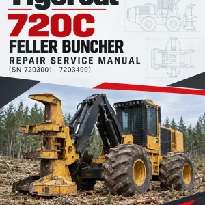 Tigercat 720C Feller Buncher Repair Service Manual (SN 7203001 - 7203499) Tigercat 720C Feller Buncher Repair Service Manual (SN 7203001 - 7203499)