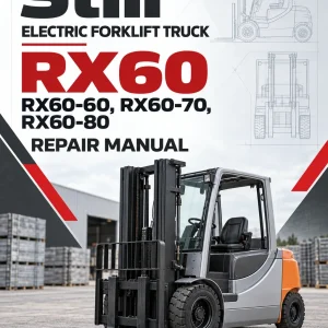 Still Electric Forklift Truck RX60: RX60: RX60-60, RX60-70, RX60-80 Repair Manual Still Electric Forklift Truck RX60: RX60: RX60-60, RX60-70, RX60-80 Repair Manual