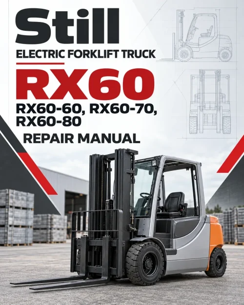 Still Electric Forklift Truck RX60: RX60: RX60-60, RX60-70, RX60-80 Repair Manual Still Electric Forklift Truck RX60: RX60: RX60-60, RX60-70, RX60-80 Repair Manual