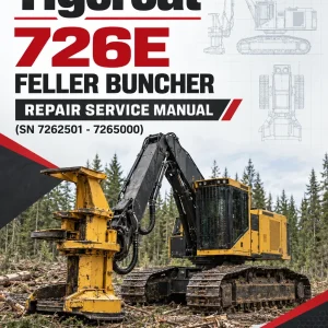 Tigercat 726E Feller Buncher Repair Service Manual (SN 7262501 - 7265000) Tigercat 726E Feller Buncher Repair Service Manual (SN 7262501 - 7265000)