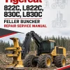 Tigercat 822C, L822C, 830C, L830C Feller Buncher Repair Service Manual Tigercat 822C, L822C, 830C, L830C Feller Buncher Repair Service Manual
