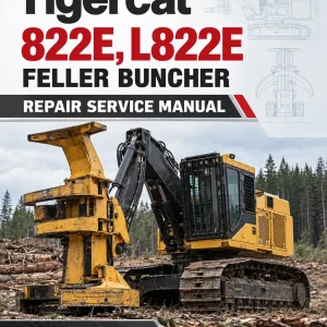 Tigercat 822E, L822E Feller Buncher Repair Service Manual (SN 82214001 – 82225000) Tigercat 822E, L822E Feller Buncher Repair Service Manual (SN 82214001 – 82225000)