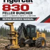 Tigercat 830 Feller Buncher Repair Service Manual (8300111 to 8300189 or 830T0111 to 830T0189)